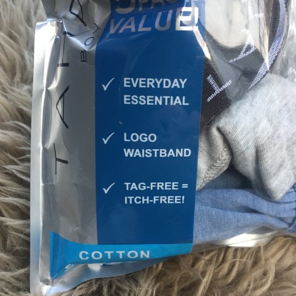 NWT Tahari 5-pack cotton boxer briefs - size 4T - Picture 2 of 6